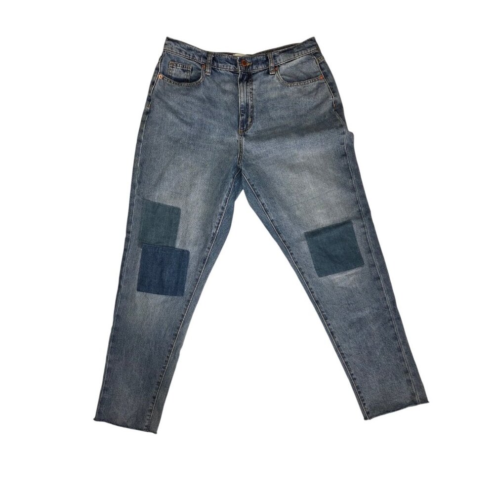 Universal Thread Boyfriend Patchwork Boho Jeans H… - image 3